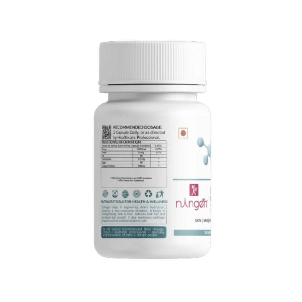 Ningen Collagen Peptides Capsules - Distacart