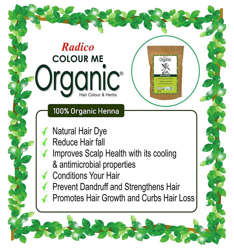 Radico Organic Henna Powder - Distacart