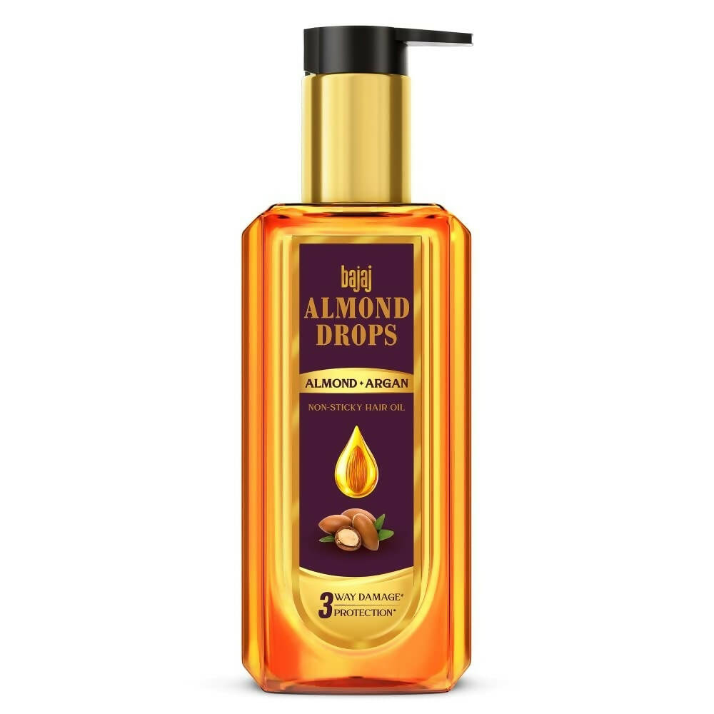 Bajaj Almond Drops Almond + Argan Hair Oil - Distacart