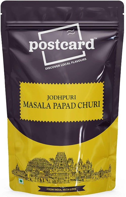 description postcard jodhpuri papad churi during my time in rajasthan ...