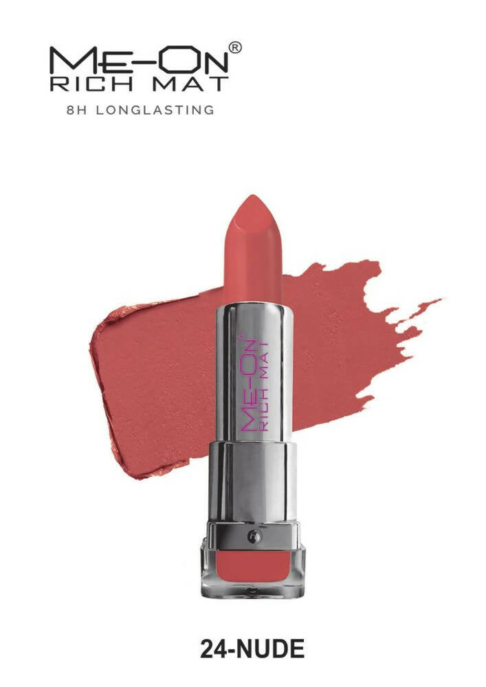 Me-On Professional Rich Mat Lipstick Shade 24 - Distacart