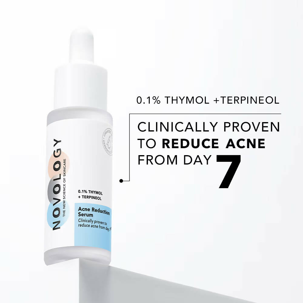 Novology Acne Reduction Serum With 0.1% Thymol + Terpineol - Distacart