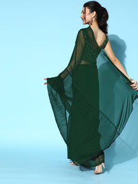 Thumbnail for Saree Mall Green Saree - Distacart