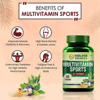 Thumbnail for Organics Multivitamin Sports 60 + Vital Nutrients 13 Performance Blends: 60 Tablets