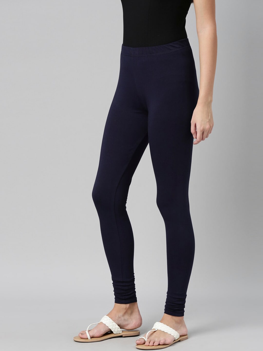 Buy Blue Leggings for Women by DOLLAR MISSY Online | Ajio.com