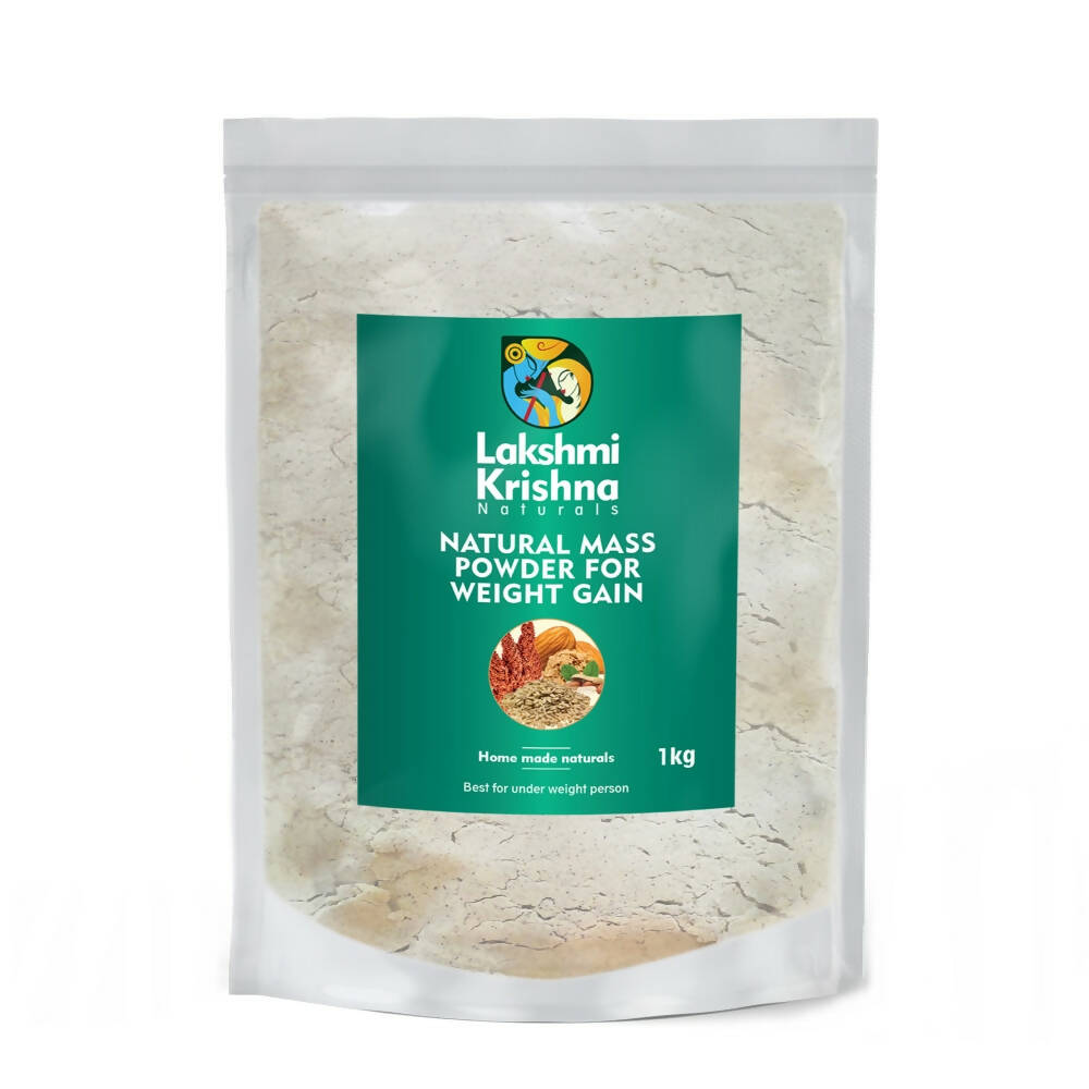 Lakshmi Krishna Naturals Natural Mass Powder For Weight Gain - Distacart