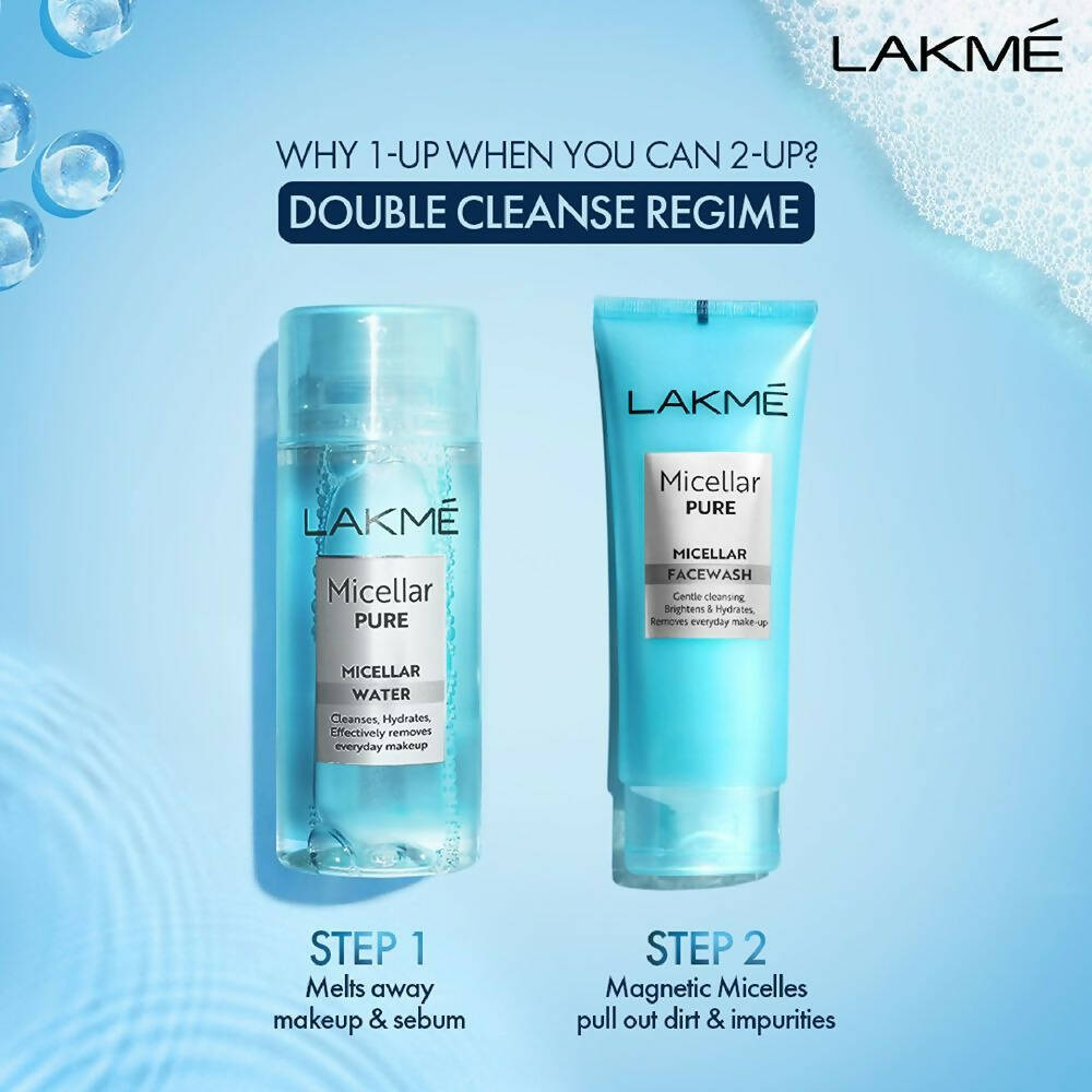 Lakme Micellar Pure Facewash For Deep Pore Cleanse - Distacart