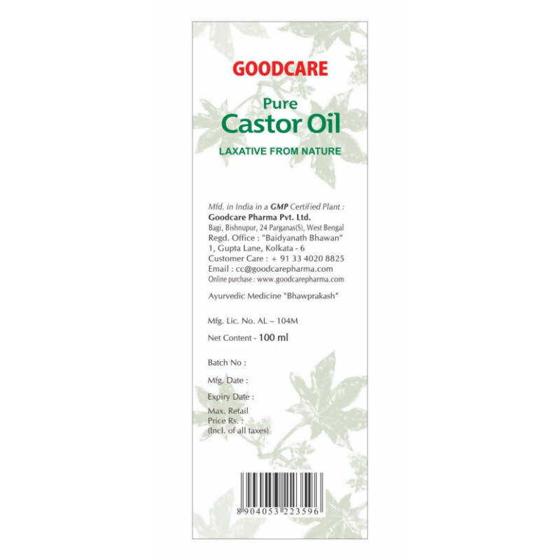 Baidyanath Goodcare Pure Castor Oil 100 ml