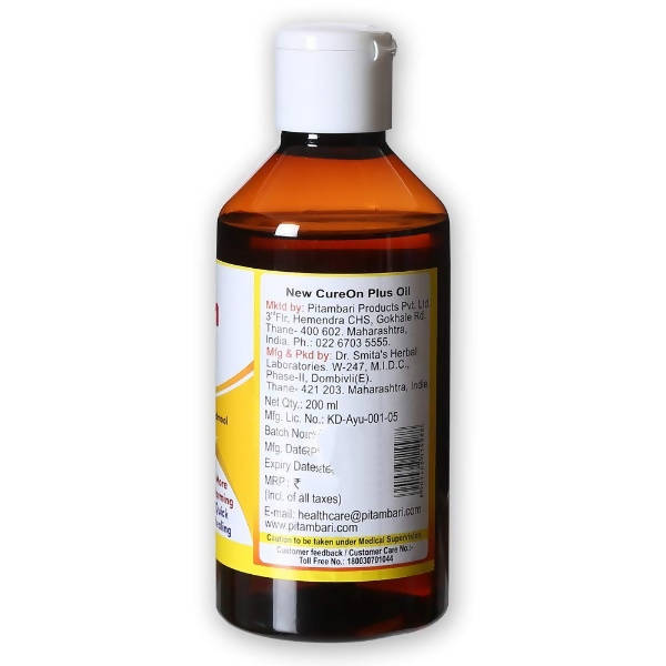 Pitambari New CureOn Plus Pain Relief Oil 200 ml