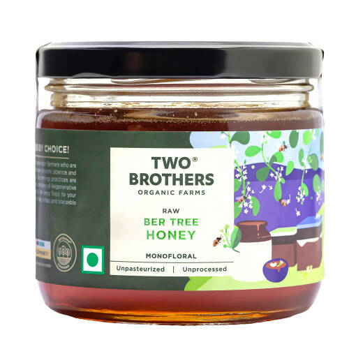 Two Brothers Organic Farms Indian Ber Tree Raw Honey-Mono Floral - Distacart