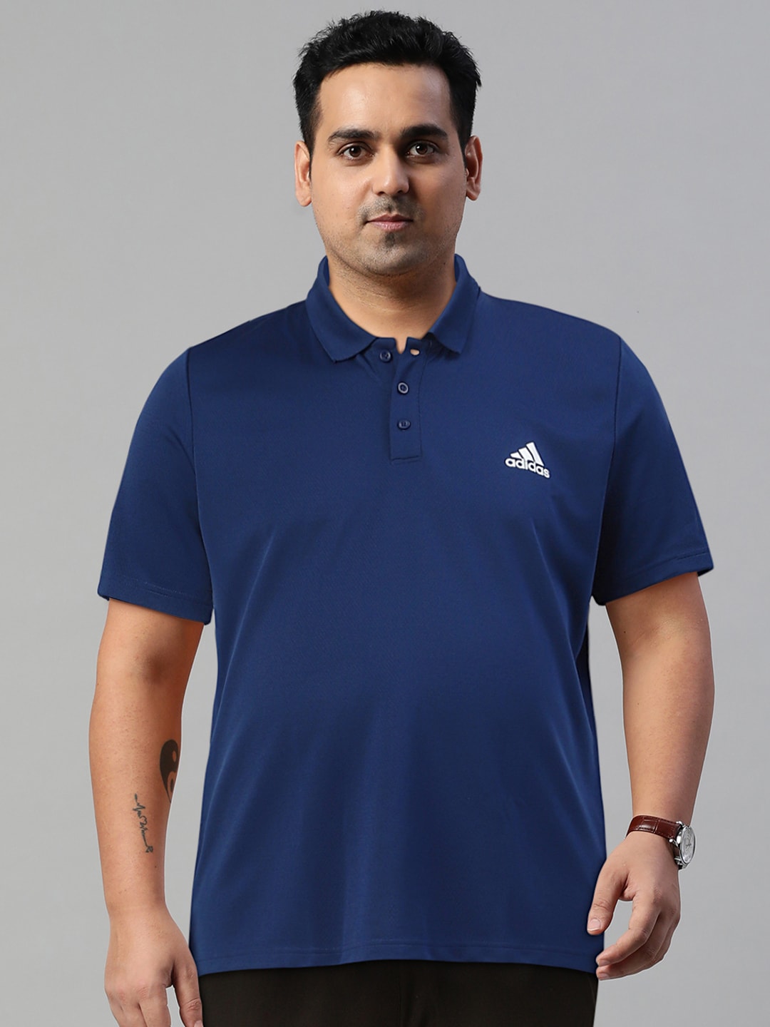 Adidas Aeroready D2M Printed Polo Collar T-shirt - Distacart