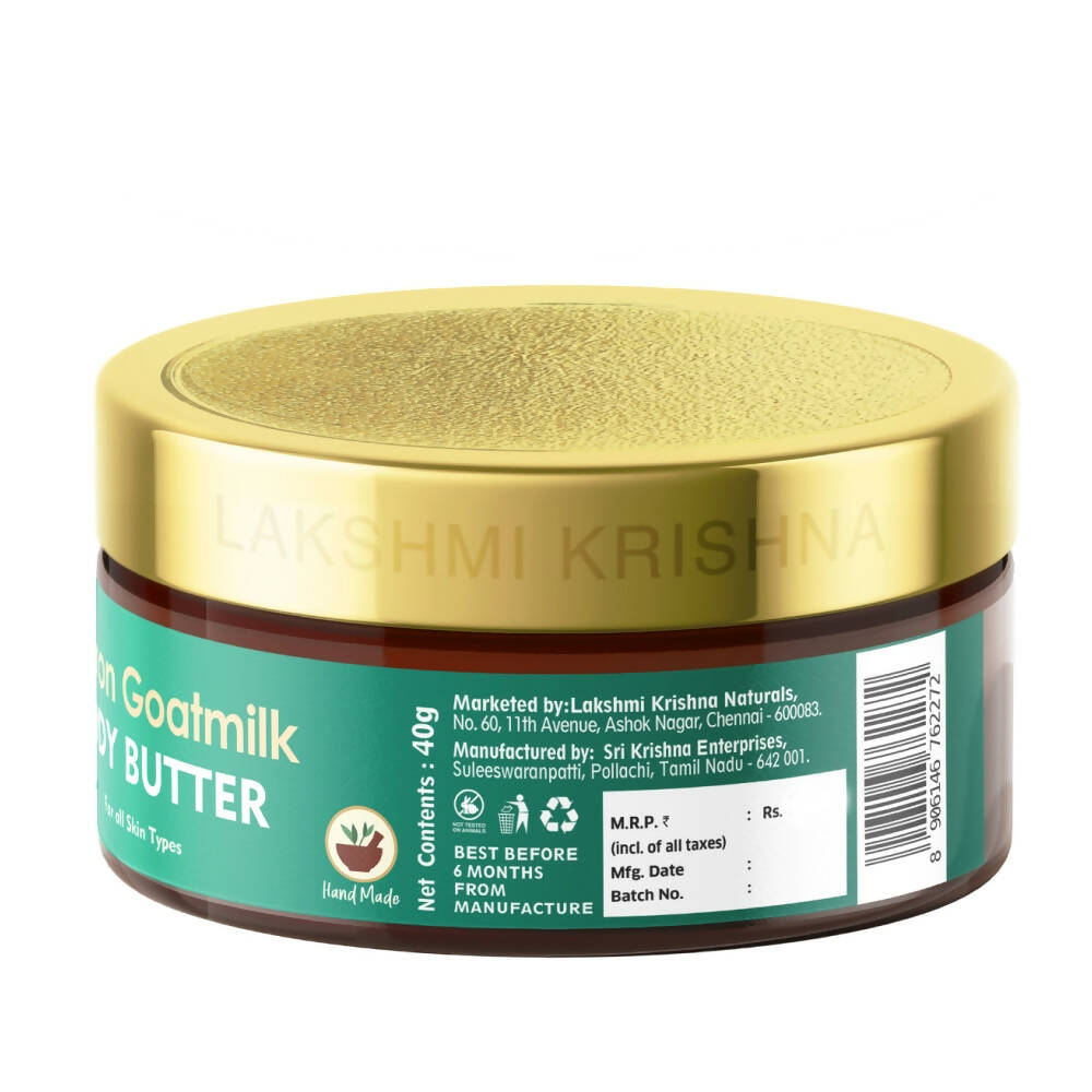 Lakshmi Krishna Naturals Saffron Goatmilk Body Butter - Distacart