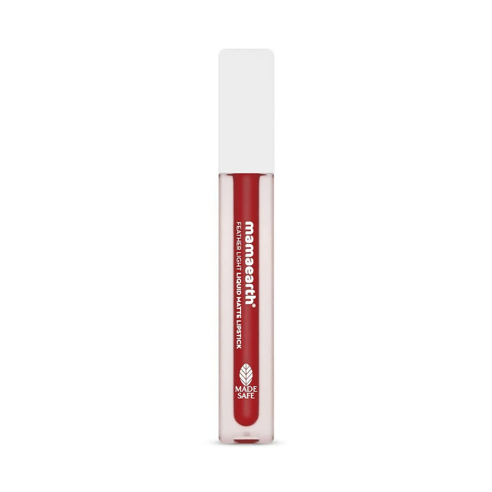 Mamaearth Feather Light Liquid Matte Lipstick - Red Cranberry - Distacart