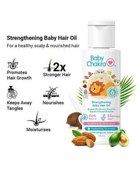 Thumbnail for BabyChakra Wash, Shampoo, Massage Oil Hair Oil & Coconut Oil for Babies Combo - Distacart