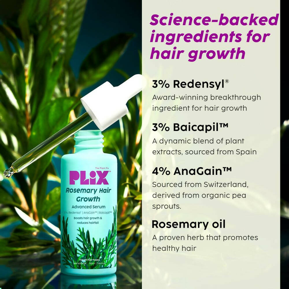 PLIX The Plant Fix Rosemary Advanced Hair Growth Serum - Distacart