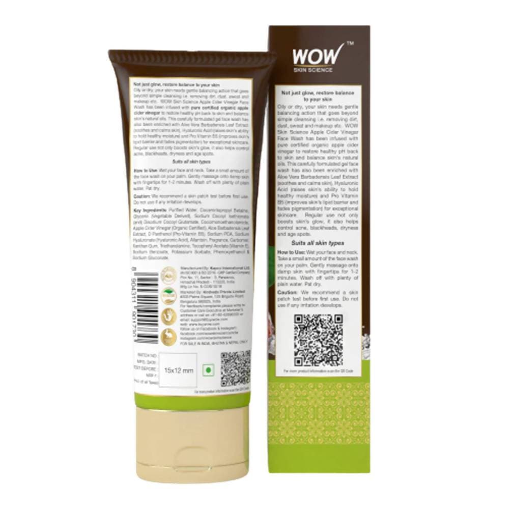 Wow Skin Science Apple Cider Vinegar Face Wash