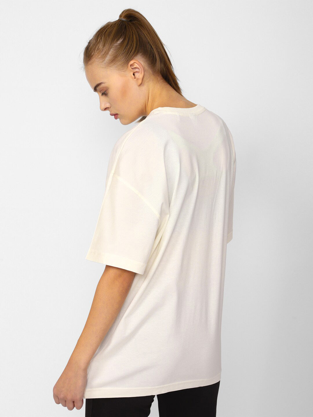 Reebok Printed Pure Cotton Oversized T-Shirt - Distacart