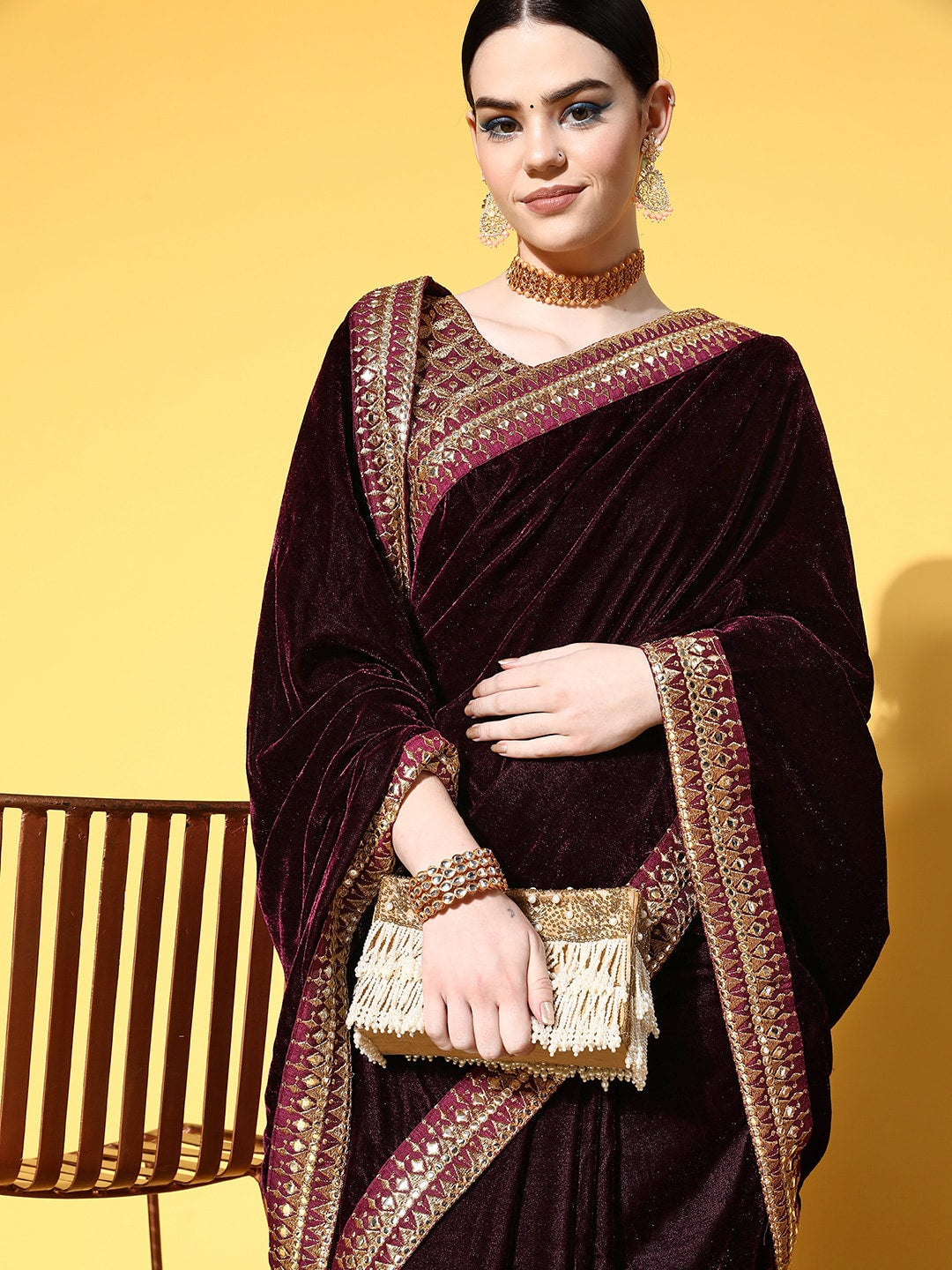 Solid Sarees - Buy Solid Sarees online in India