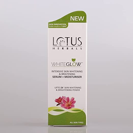 Lotus Herbals Whiteglow Intensive Skin Serum + Moisturiser - Distacart