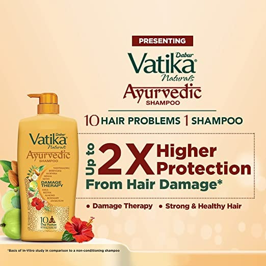 Dabur Vatika Ayurvedic Shampoo - Distacart