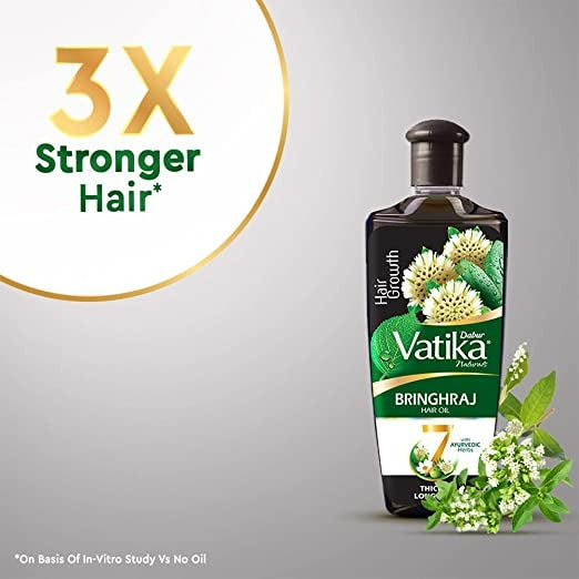 Dabur Vatika Naturals Bhringraj Hair Oil - Distacart