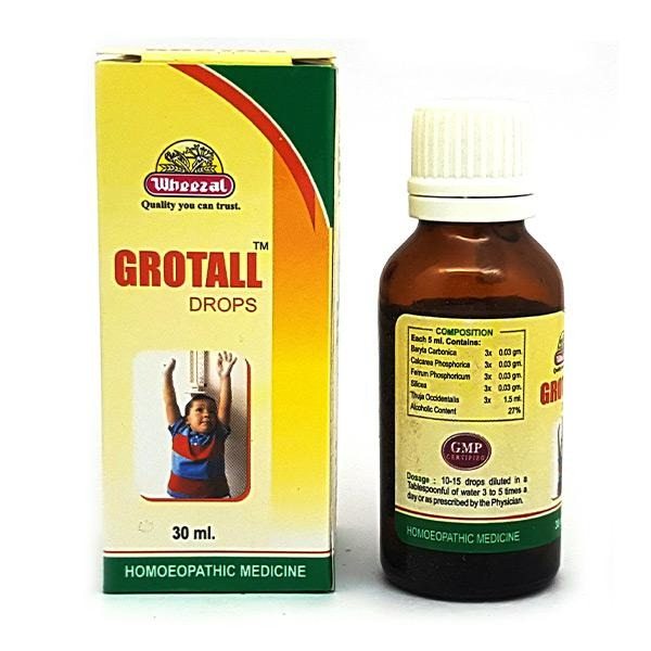 Wheezal Homeopathy Grotall Drops - Distacart