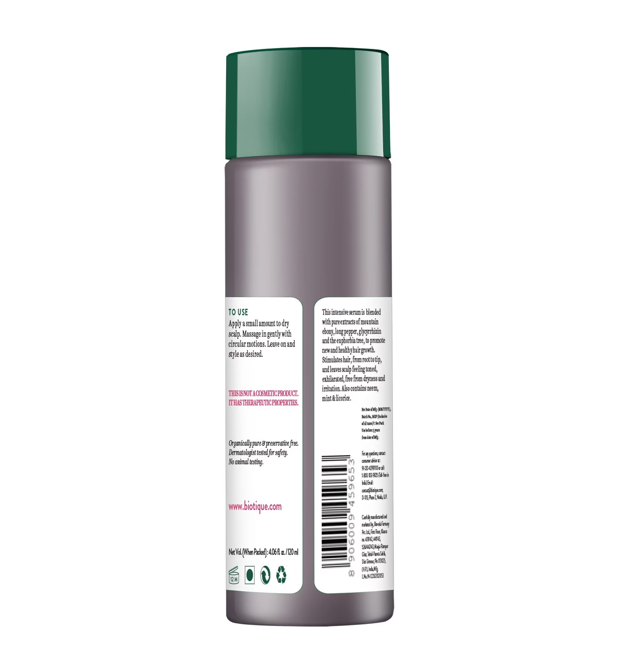 Biotique Bio Mountain Ebony Vitalizing Serum - Distacart