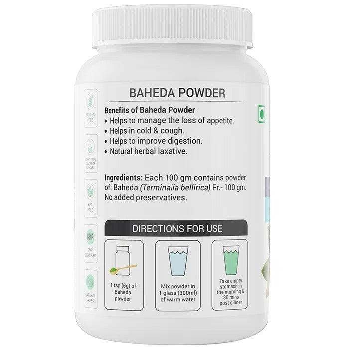 Krishna's Herbal & Ayurveda Baheda Powder - Distacart