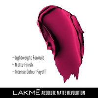 Thumbnail for Lakme Absolute Matte Revolution Lip Color - Mauve Me - Distacart