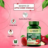 Thumbnail for Himalayan Organics Apple Cider Vinegar 500 mg Capsules - Distacart