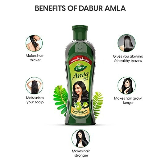  Dabur Amla Hair Oil for Healthy Hair and Moisturized