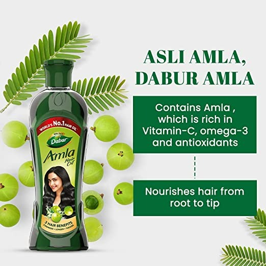  Dabur Amla Hair Oil for Healthy Hair and Moisturized