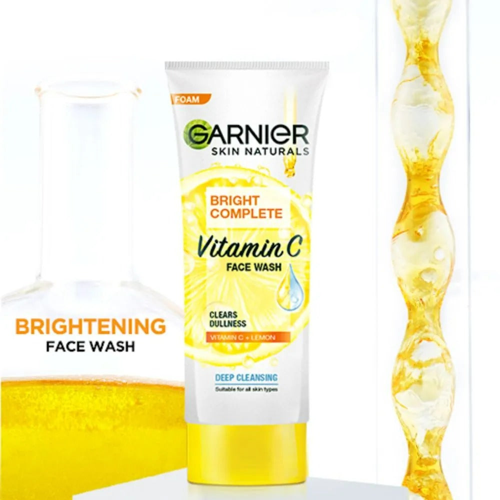 Garnier Bright Complete Vitamin C Facewash - Distacart