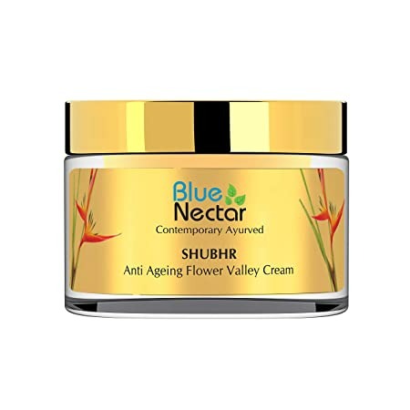 Blue Nectar Shubhr Anti Ageing Flower Valley Face Cream for Men - Distacart