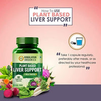 Thumbnail for Himalayan Organics Plant Based Liver Support + Milk Thistle Vegetarian Capsules - Distacart