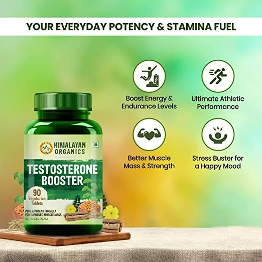 Himalayan Organics Plant Based Testosterone Booster Vegetarian Capsules - Distacart