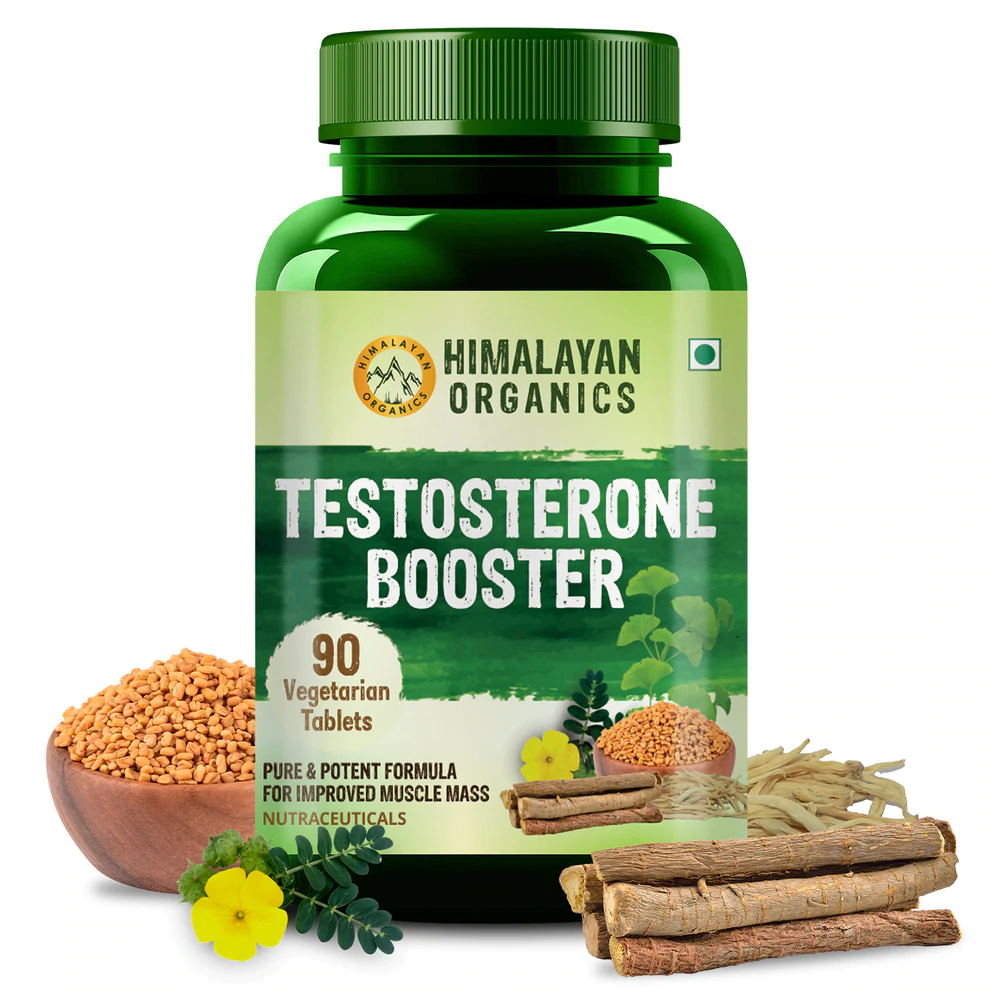 Himalayan Organics Plant Based Testosterone Booster Vegetarian Capsules