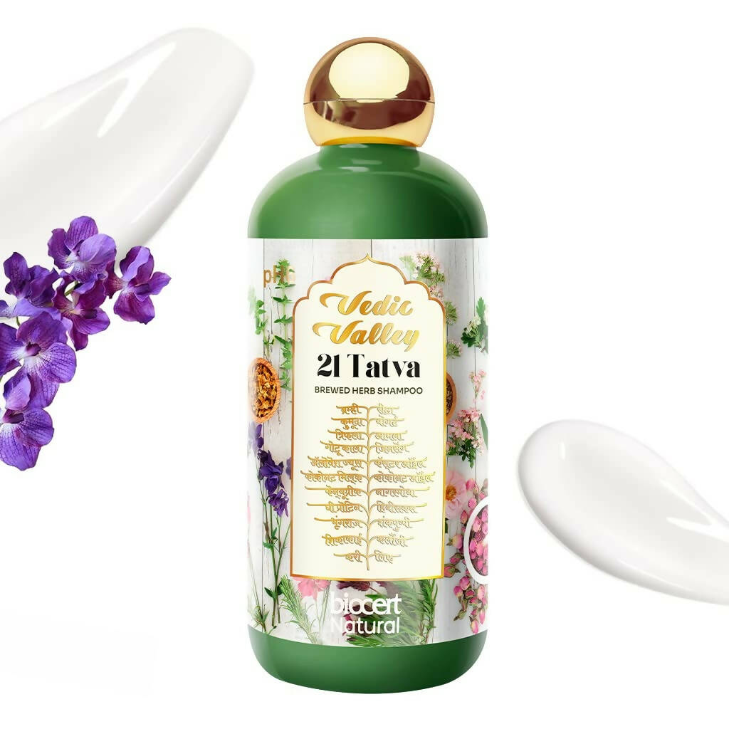 Vedic Valley 21 Tatva Brewed Herbal Shampoo - Distacart