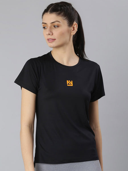 MKH Women Round Neck High Low Dri-FIT T-shirt - Distacart