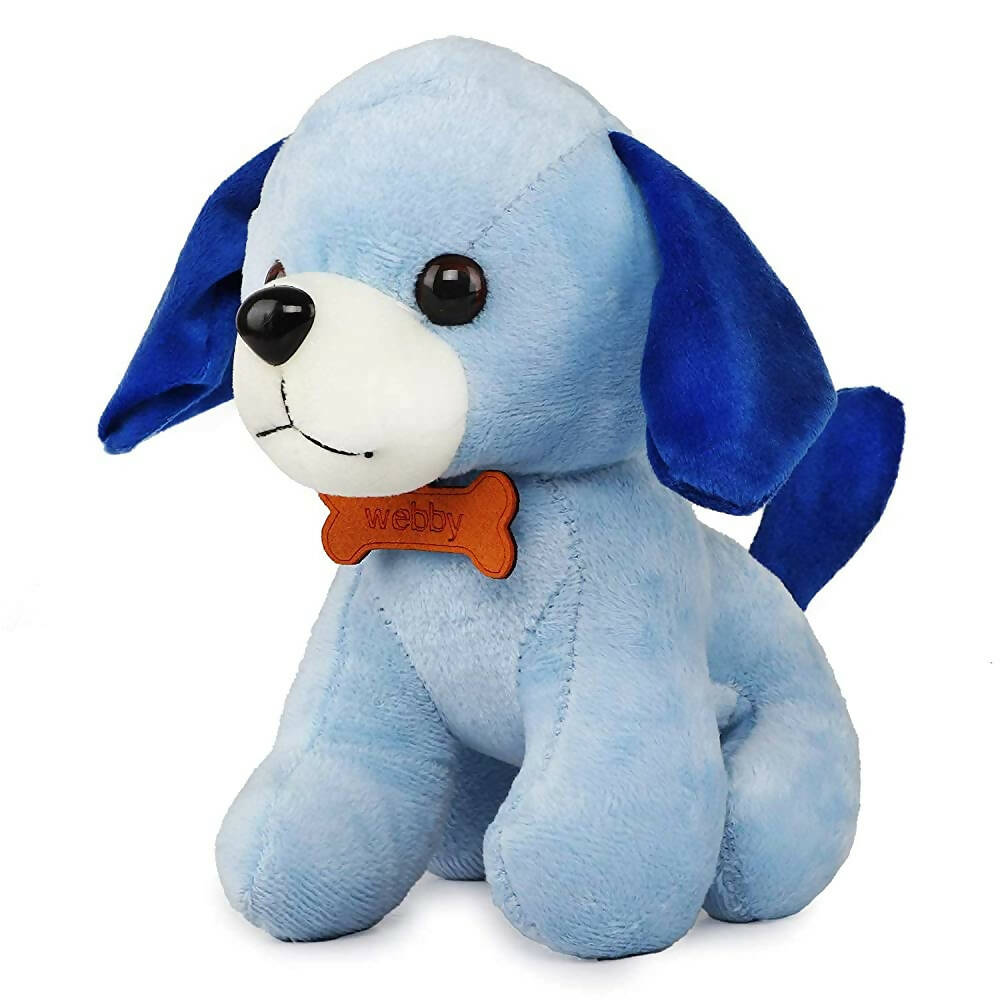 blue puppy stuffed animal