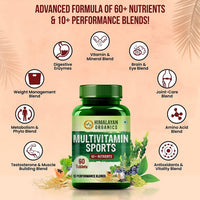 Thumbnail for Himalayan Multivitamin Sports 60 + Vital Nutrients 13 Performance Blends: 60 Tablets