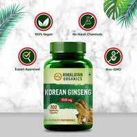 Thumbnail for  Korean Ginseng 1000 mg, Vigor-Vitality-Performance: 100 Vegetarian Capsules Online