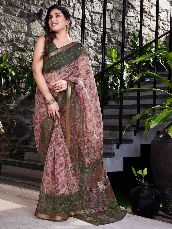 Zari Organza Luxury Saree | TITLIYAN | SR202153 – SANA'S