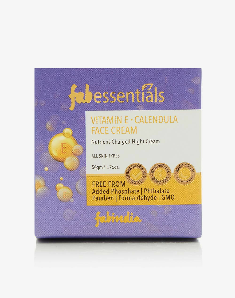 Fabessentials Vitamin E Calendula Night Cream - Distacart