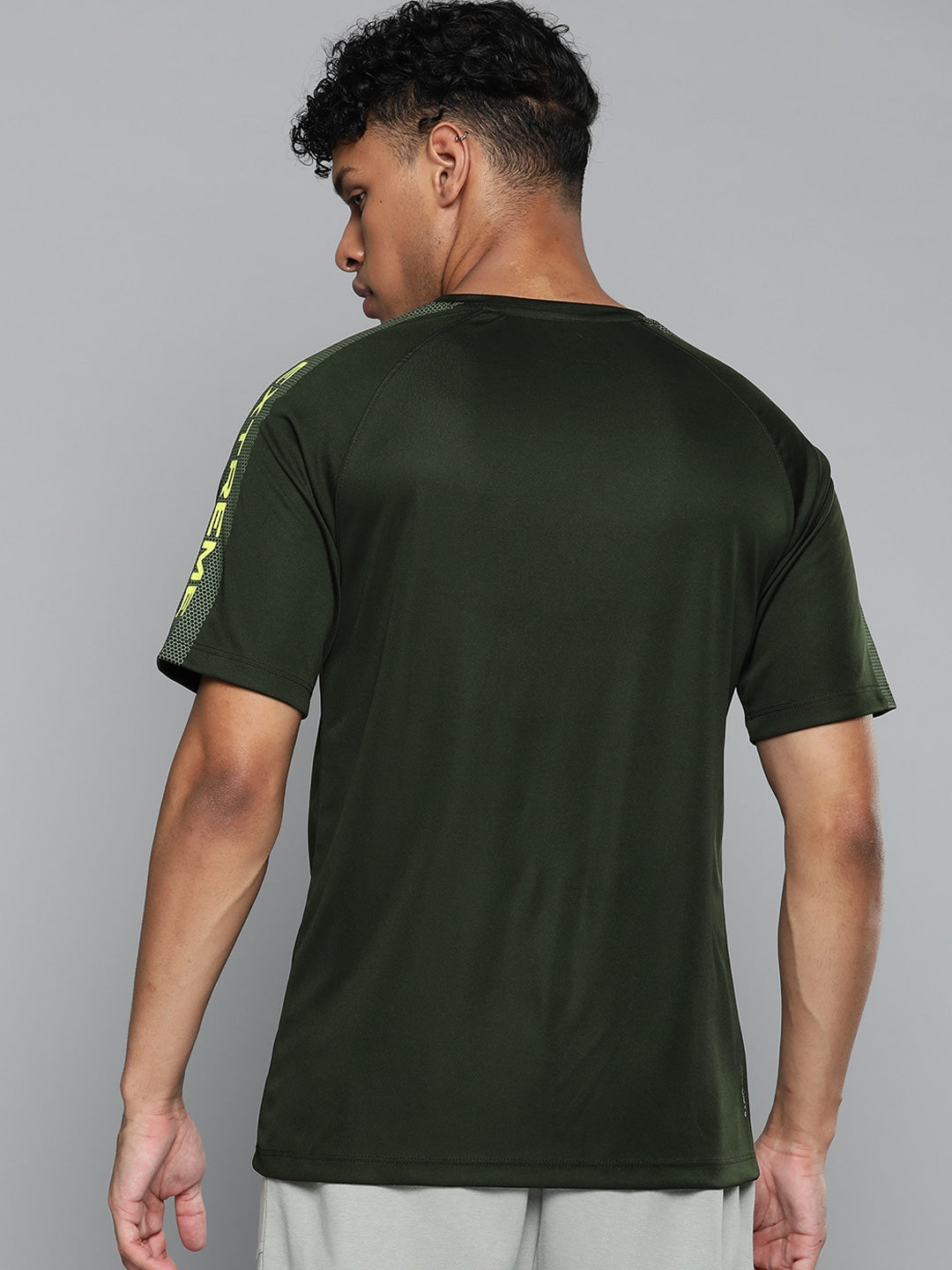 HRX By Hrithik Roshan Training Men Rapid-Dry Brand Carrier T-shirt