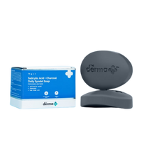 Thumbnail for The Derma Co Salicylic Acid + Charcoal Daily Syndet Soap - Distacart