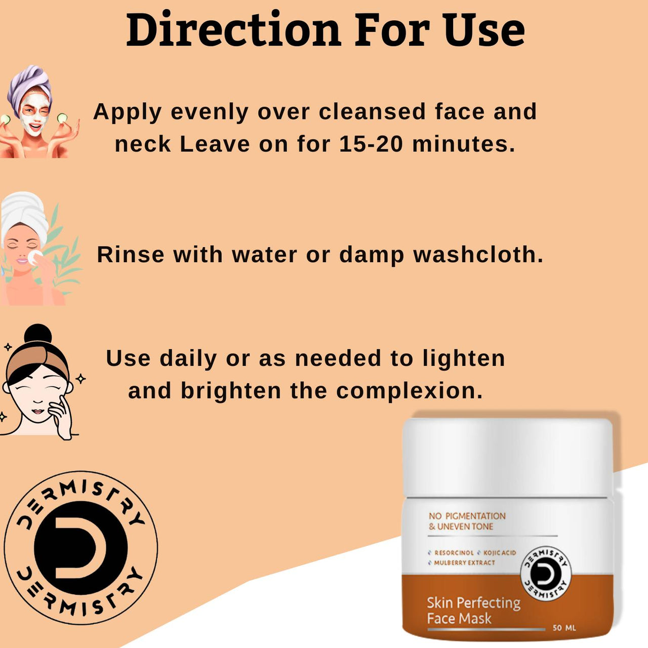 Dermistry Skin Perfecting Face Wash & Skin Perfecting Face Mask - Distacart