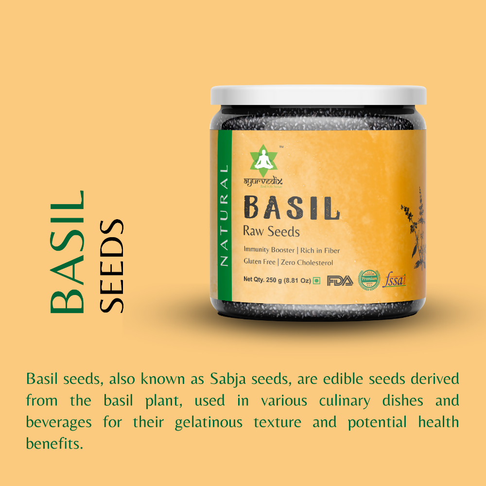 Buy Ayurvedix Nutritious Basil Seeds Online at Best Price Distacart