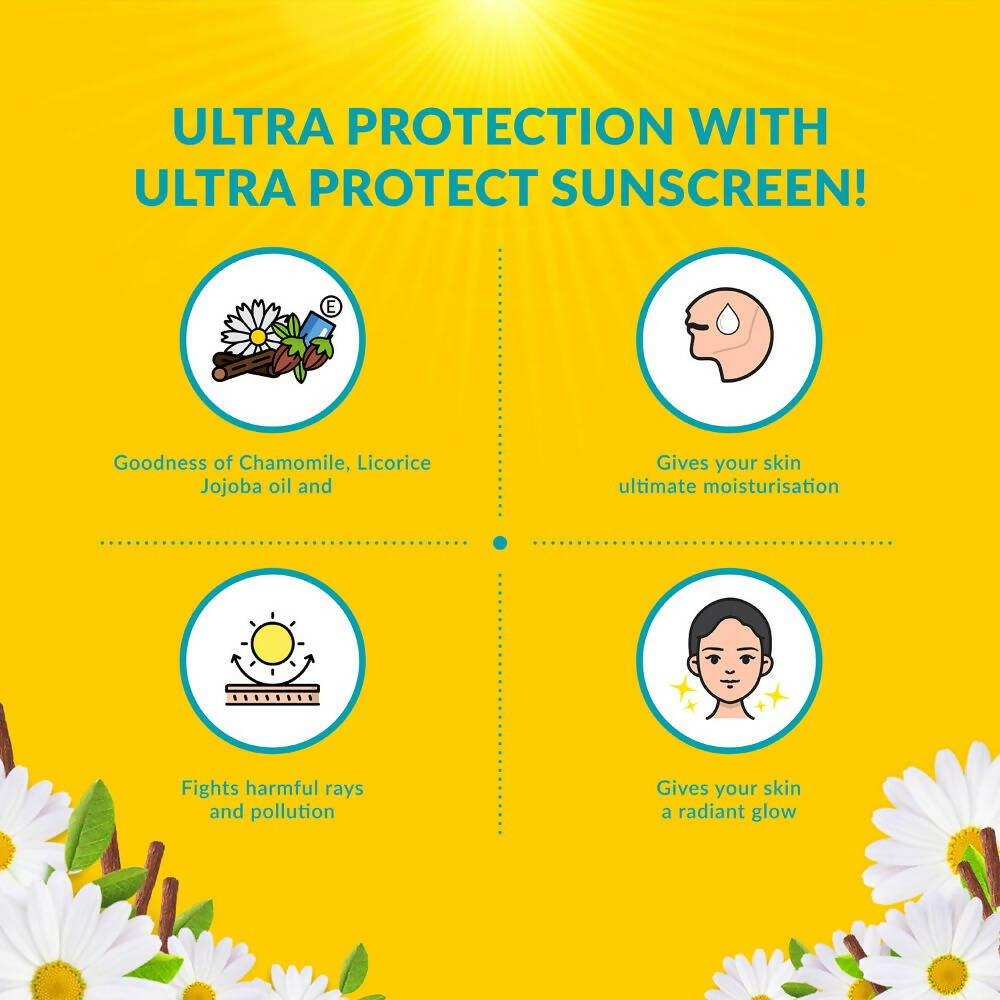 Olivia Ultra Protect Sunscreen With Chamomile & Licorice SPF 40 - Distacart