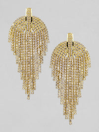 Thumbnail for Tokyo Talkies Gold-Toned Contemporary Drop Earrings - Distacart